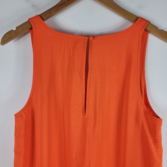 New Anthropologie Michaela Flounce Tiered Sleeveless A Line Midi Shift Dress - Picture 8 of 14